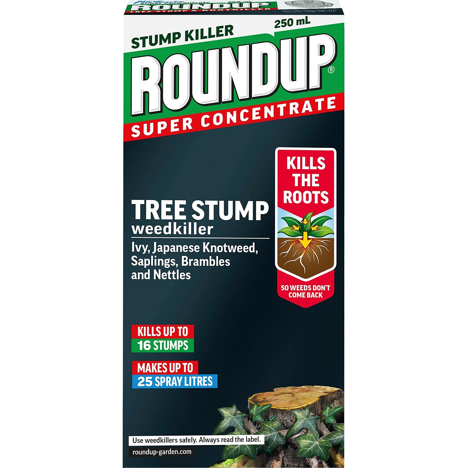 Roundup Tree Stump and Root Killer 250 ml Liquid Concentrate Weedkiller