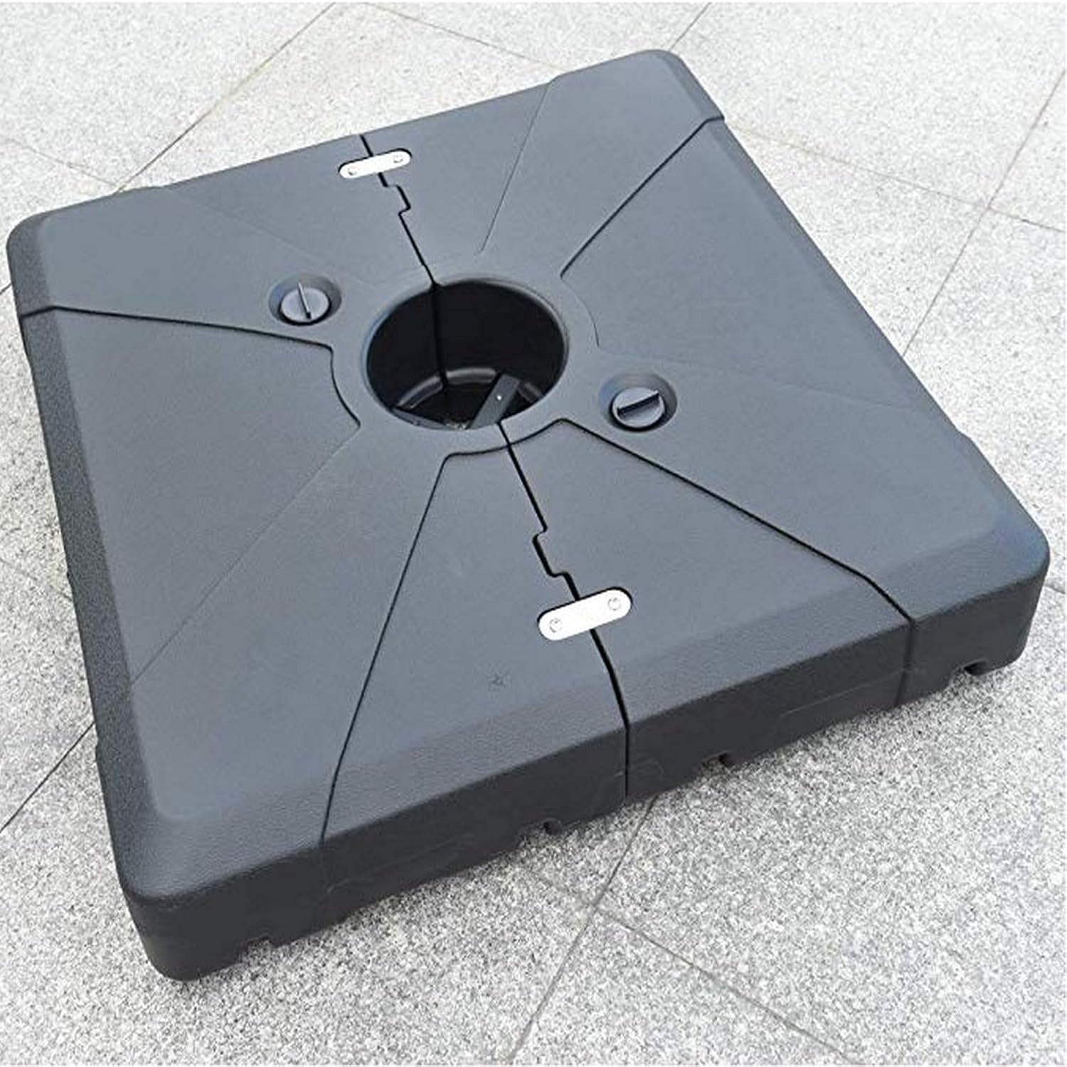 PURPLE LEAF Parasol Base for Cantilever Parasols, Fillable, 100 kg