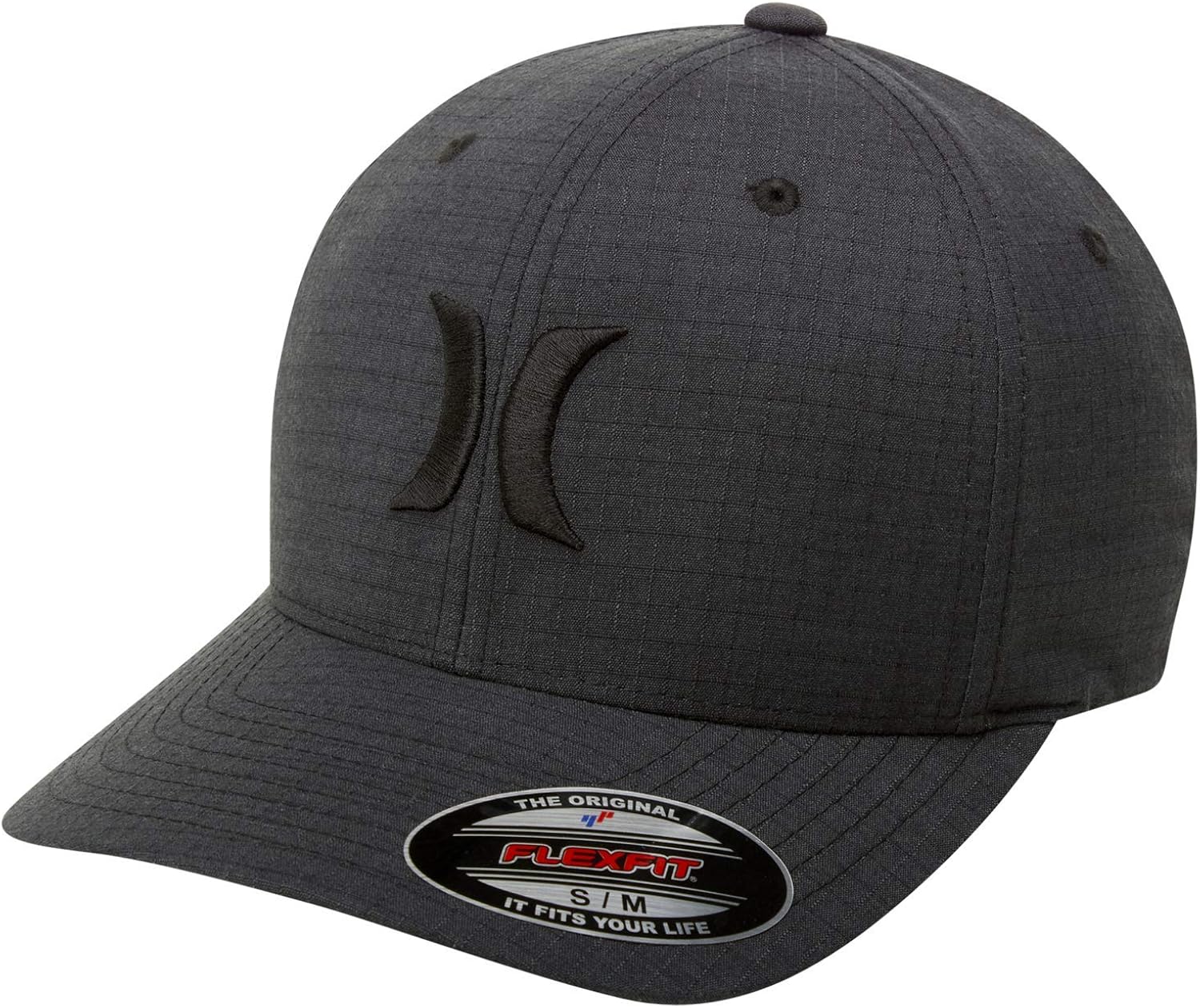 Hurley Men's Black Textures Baseball Cap: Clothing