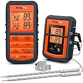 TempPro TP08B 500FT Wireless Meat Thermometer for Grilling Smoker BBQ Grill Oven Thermometer with Dual Probe Kitchen Cooking Steak Turkey Food Thermometer (Previously ThermoPro)