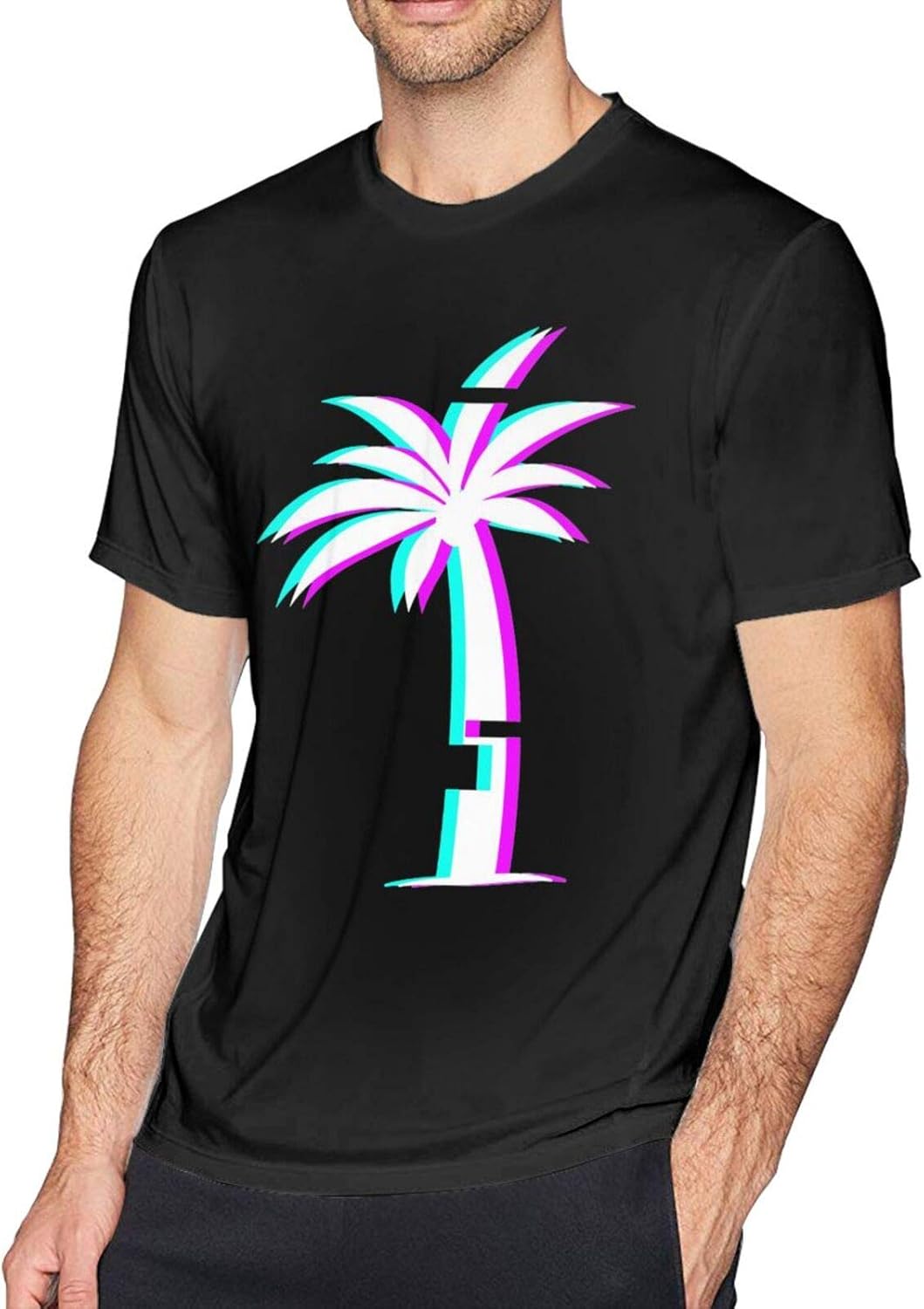 Palm Tree Men's Short Sleeve Tee Sports TShirt Tees for Men Amazon.de