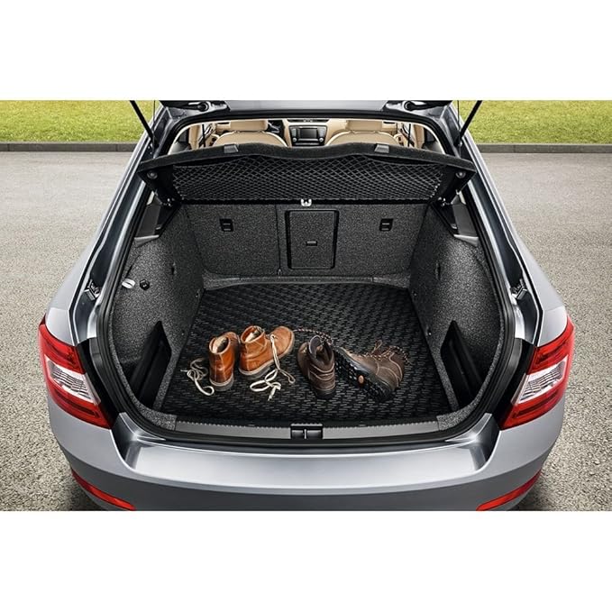 Skoda 5E9061160 Kofferraumschale Kofferraumeinlage Gummi Gepäckraumschale mit Schriftzug