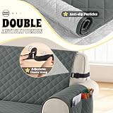 TAOCOCO 100% Waterproof 1 Seater Sofa Cover with Storage Pockets Dark Grey view 5