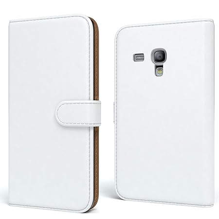 EAZY CASE Tasche für Samsung Galaxy S3 Mini Schutzhülle mit Standfunktion Klapphülle im Bookstyle, Handytasche Handyhülle Fli
