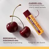 Burt's Bees Wild Cherry Moisturizing Lip Balm Shea Butter Vitamin E 0.15oz view 4