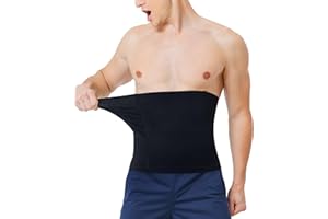 MOLUTAN Seamless Waist Trainer for Men Corset Tummy Control Shapewear Under Clothes Waist Slimmer Girdle