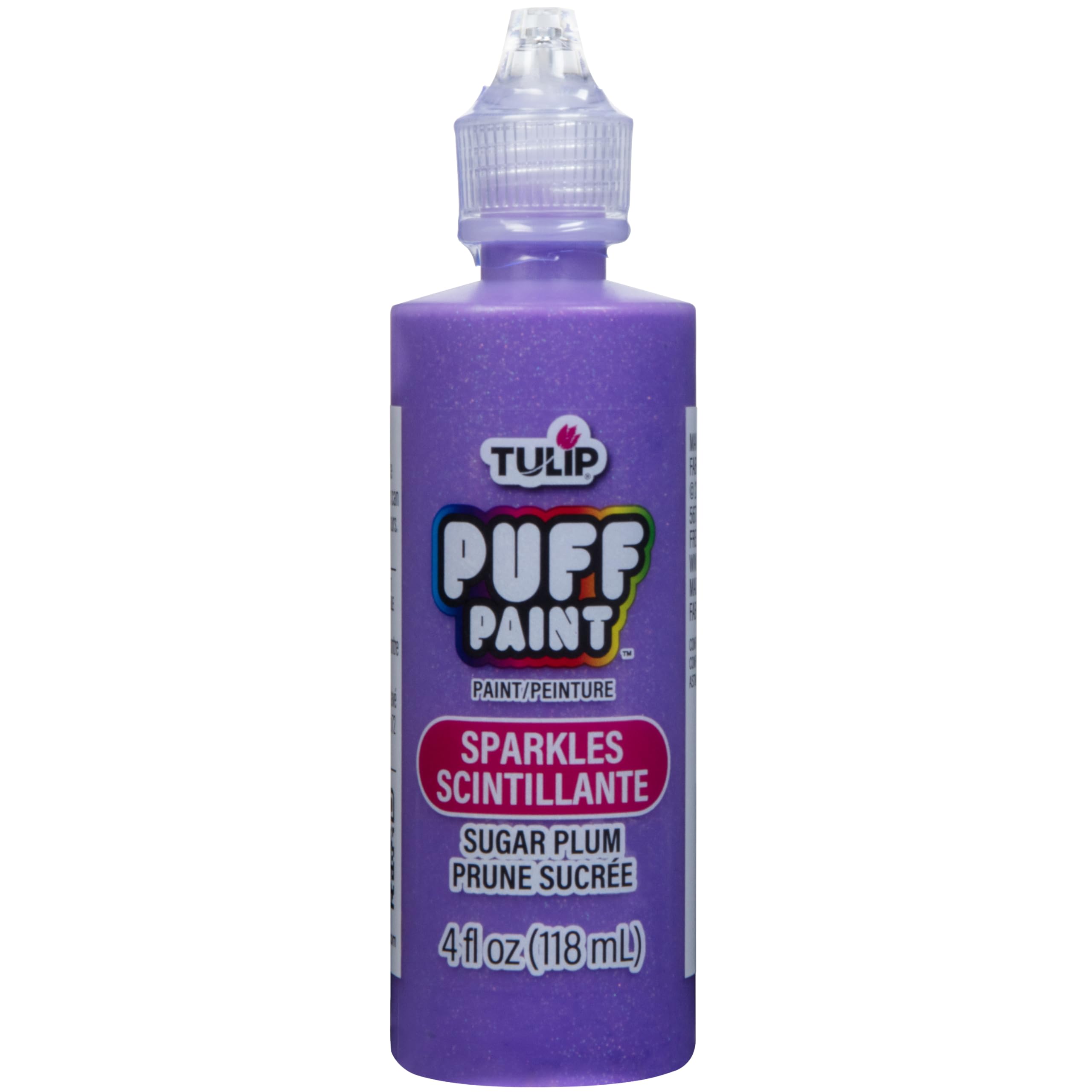 Tulip 3D Fabric Paint 4oz Sparkles (Sugar Plum)