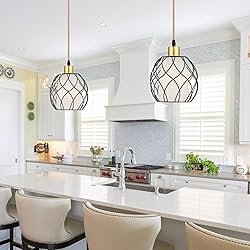 Ruzectt Plug in Pendant Light,Hanging Light with