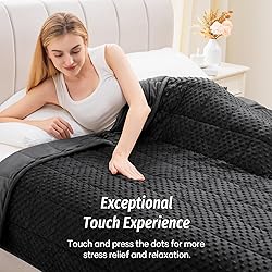 Wemore Minky Dot Weighted Blanket for Adults King