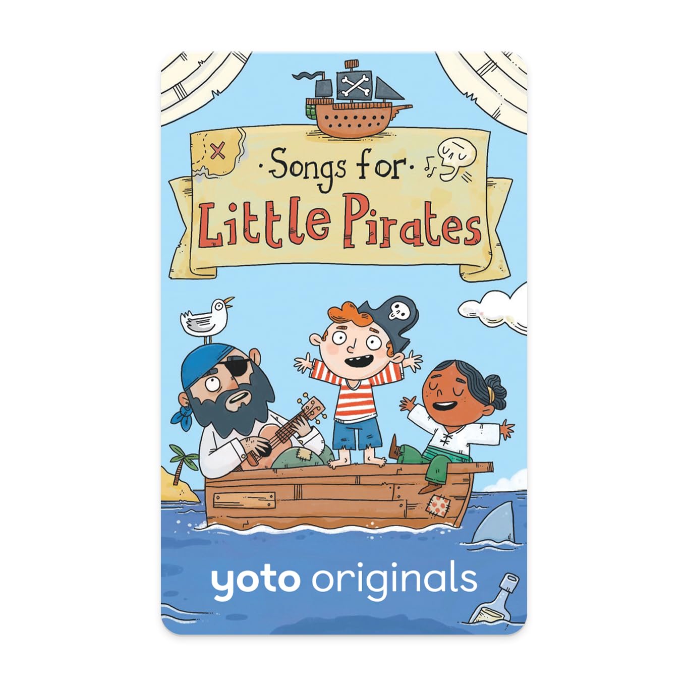 Yoto Songs for Little Pirates – Kids Musical Card for Use with Player & Mini All-in-1 Audio Device, Screen-Free Listening with Fun Singalong Music for Playtime, Parties & Travel, Ages 3+