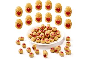 Briwooody 30 Pcs Inspirational Resin Potato with Positive Hug Realistic Affirmative Potatoes Tiny Potato Mini Vegetable Decor for Students Teacher Employee Registered Dietitian (Heart)
