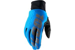 100% HYDROMATIC BRISKER Cold Weather Motocross and Snowmobile Gloves - Warm Water Resistant MX & Powersport Racing Protective Gear