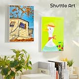 Shuttle Art 12 Pack 11x14 Inch Canvas Boards 100% Cotton Primed White view 7