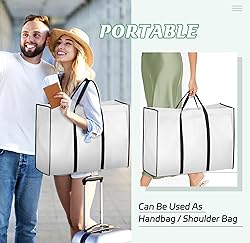 MISSLO Portable 70" Wedding Dress Garment Bag with