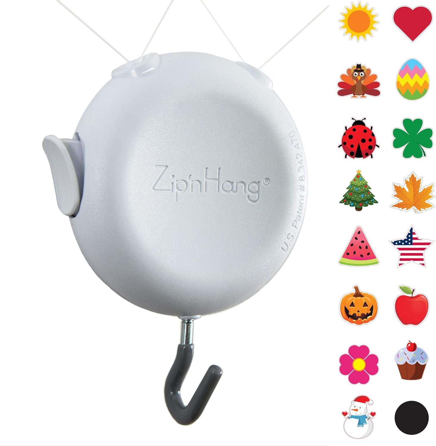 Wreath Hangers - ZipnHang Any Season Kit + 1 ZipnHang