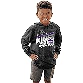 Sacramento Kings NBA Officially Licensed Youth Tri-Blend Hooded Long Sleeve T-Shirt Hoop Team Color, Medium