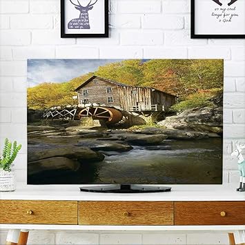 Amazon Com Prunus Tv Dust Cover Glade Creek Grist Mill In Babcock
