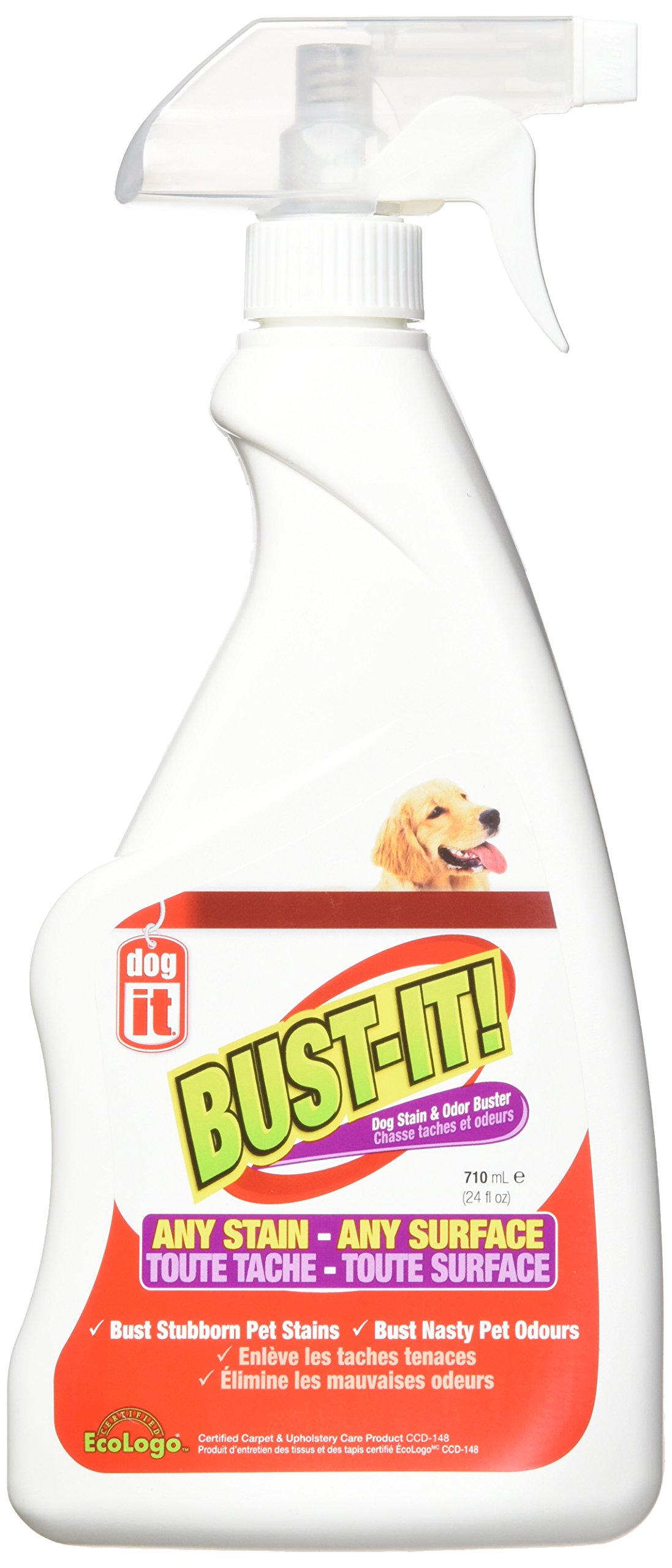 Dogit Bust It Pet Stain and Odour Buster for Any Stain/ Any Surface, 710 ml,White