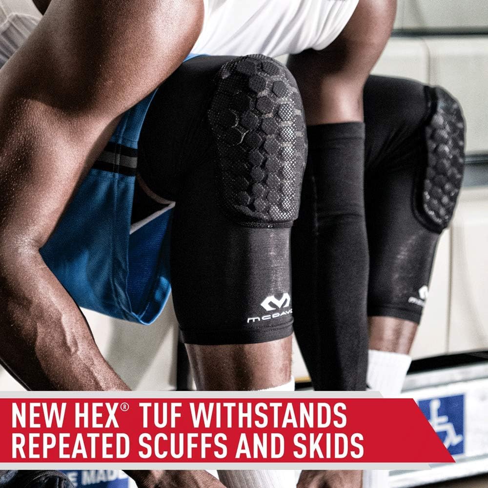 McDavid Teflx Padded Leg Sleeves and Compression, Pair : Sports & Outdoors