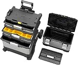 Stanley FatMax Rolling Workshop 4-in-1 Removable Toolbox Telescopic Handle view 2