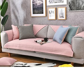 Amazon Com Kfhiwuehpjhd Solid Color Cotton Slipcover Sofa Nordic
