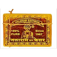 Jalaram Brand Saffron (Kesar) 100 % Pure & Natural, 1 Gram