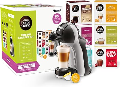 NESCAFÉ Dolce Gusto Mini-Me Coffee Machine Black & Arctic Grey