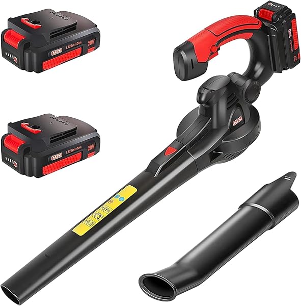 MZK CORDLESS LEAF BLOWER,20V BATTERY POWERED ELECTRIC BLOWER...