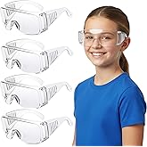 Congralala 12 Pack Kid Safety Glasses Scratch Impact Resistant Safety Goggles Child Protective Eyewear Goggles with Lenses