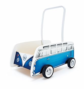 Hape E0381 Bulli Lauflernwagen, blau