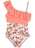 Alakuoti Girls Swimsuit Cutout One Piece Swimsuits