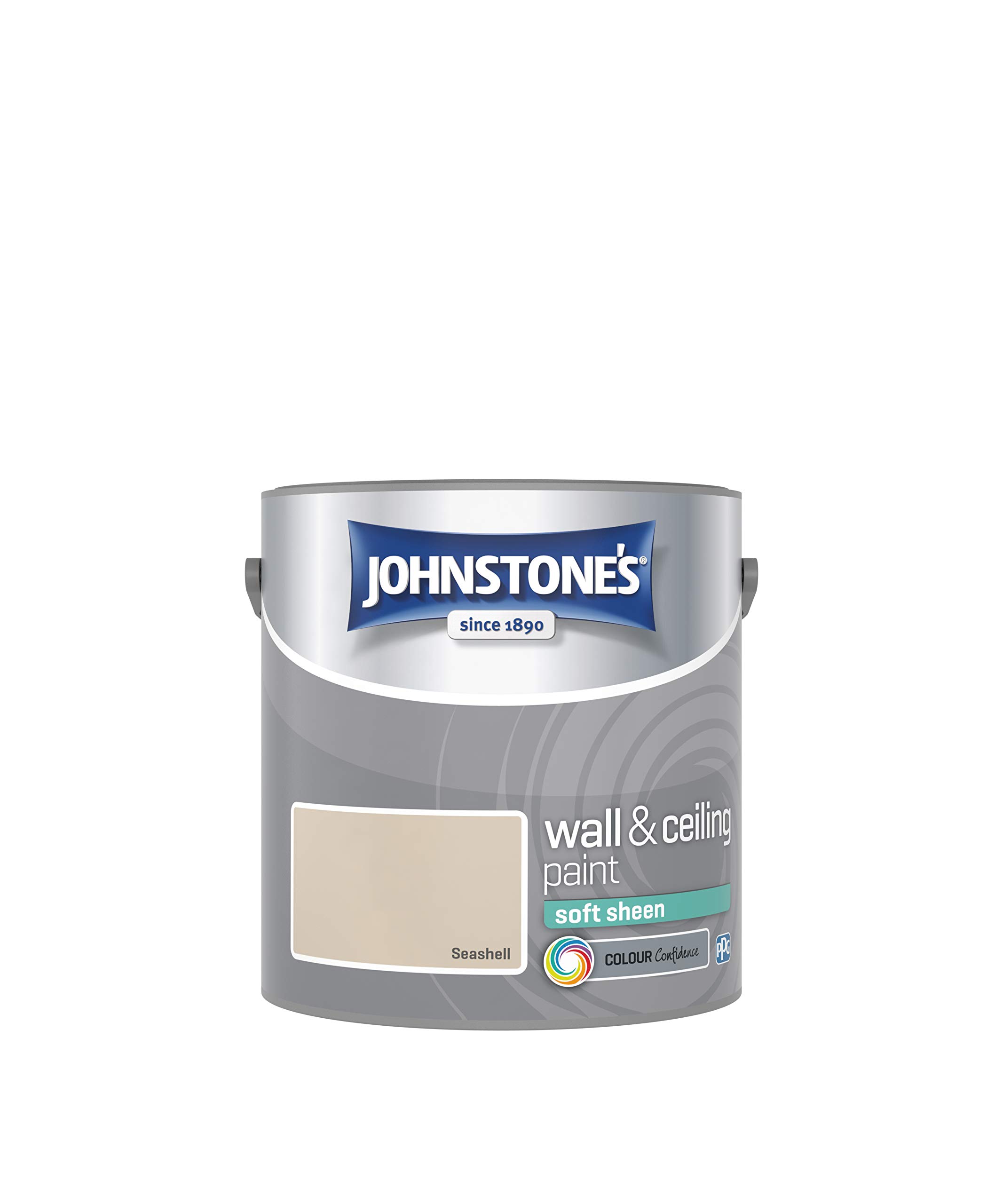 Johnstone's Wall and Ceiling Soft Sheen Emulsion Paint - Seashell 2.5L