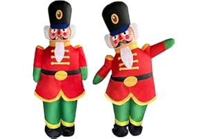 NiSotieb Inflatable Christmas Costume Christmas Air Blow-up Costume Outfit for Adult/Christmas Party/Parade/Halloween