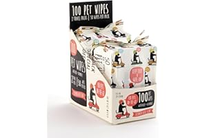 Precious Tails Dog Wipes, Pet Wipes for Dogs, Cat Wipes, Dog Paw Wipes, Dog Wipes for Paws and Butt, Puppy Wipes, Dog Wipes Cleaning Deodorizing, Butt, & Body, Aloe and Vitamen E Scent, 100 Wipes