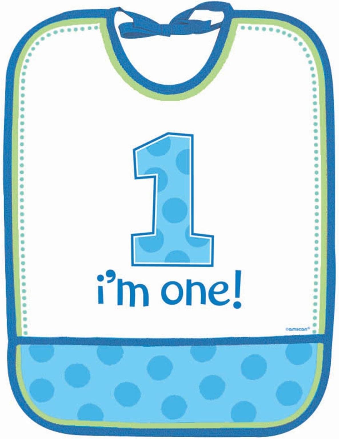 1st Birthday Bib Vinyl 1st Boy - Each