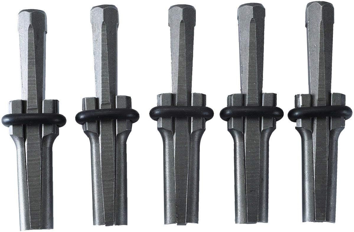 FLK Tech 5 SET 9/16" Plug Wedges Feather Shims Concrete Rock Stone Splitter Hand Tools 14mm
