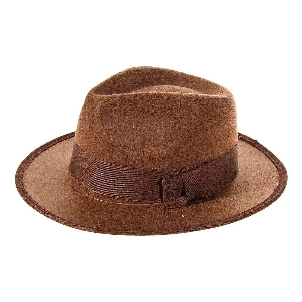 Brown Felt Explorer Hat