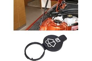 gunhunt Pack-1 Windshield Wiper Cover, Car Windshield Wiper Washer Fluid Reservoir Tank Cap, Compatible with Buick Chevrolet Cadillac 13227300 Replacement Water Spray Cover (Black)