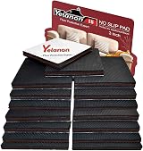 Yelanon Non Slip Furniture Pads 18 Pcs 75mm Self Adhesive Rubber Feet