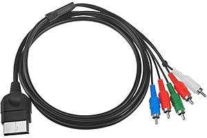 Gam3Gear High-Definition TV Component Composite AV Audio Video Cable for Classic Original Xbox