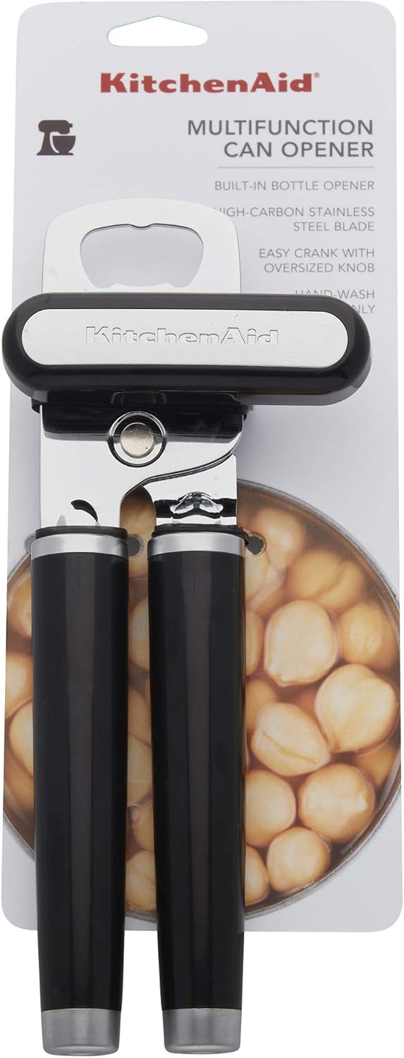 KitchenAid Can Opener, Black, One Size: Manual Can Openers: Kitchen & Dining