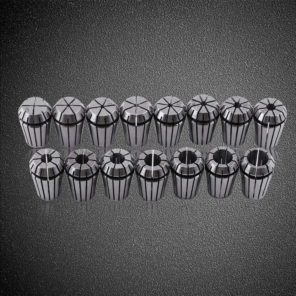 ER20 Spring Collet Set - 15Pcs 1-13mm For CNC Engraving Machine And Milling Lathe Tool