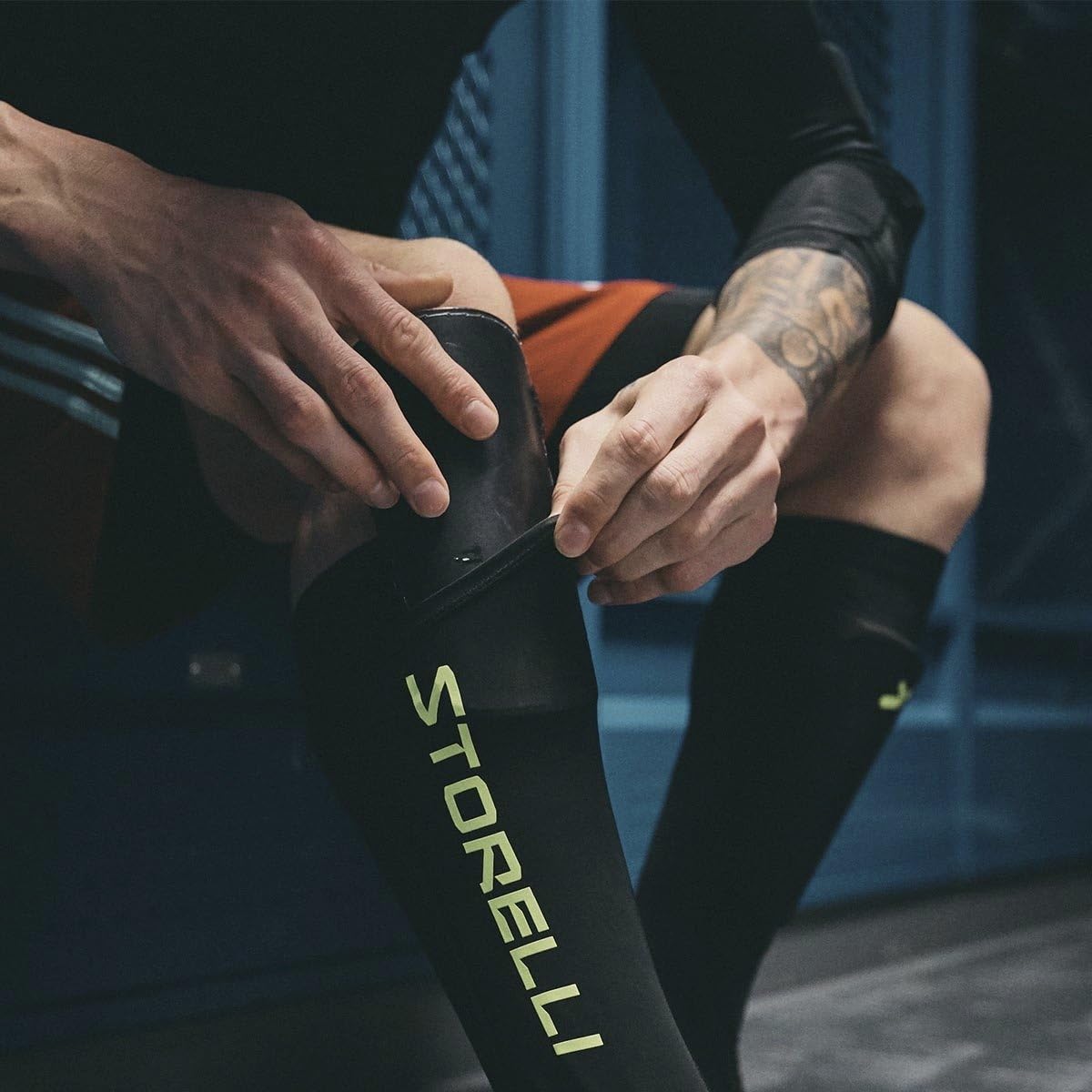 Storelli BodyShield Leg Guards | Protective Soccer Shin Guard Holders | Enhanced Lower Leg and Ankle Protection : Sports & Outdoors