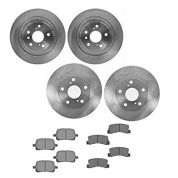 |Front Rotors w//Metallic Pad OE Brakes Rear 2003 2004 2005 Mazda 6