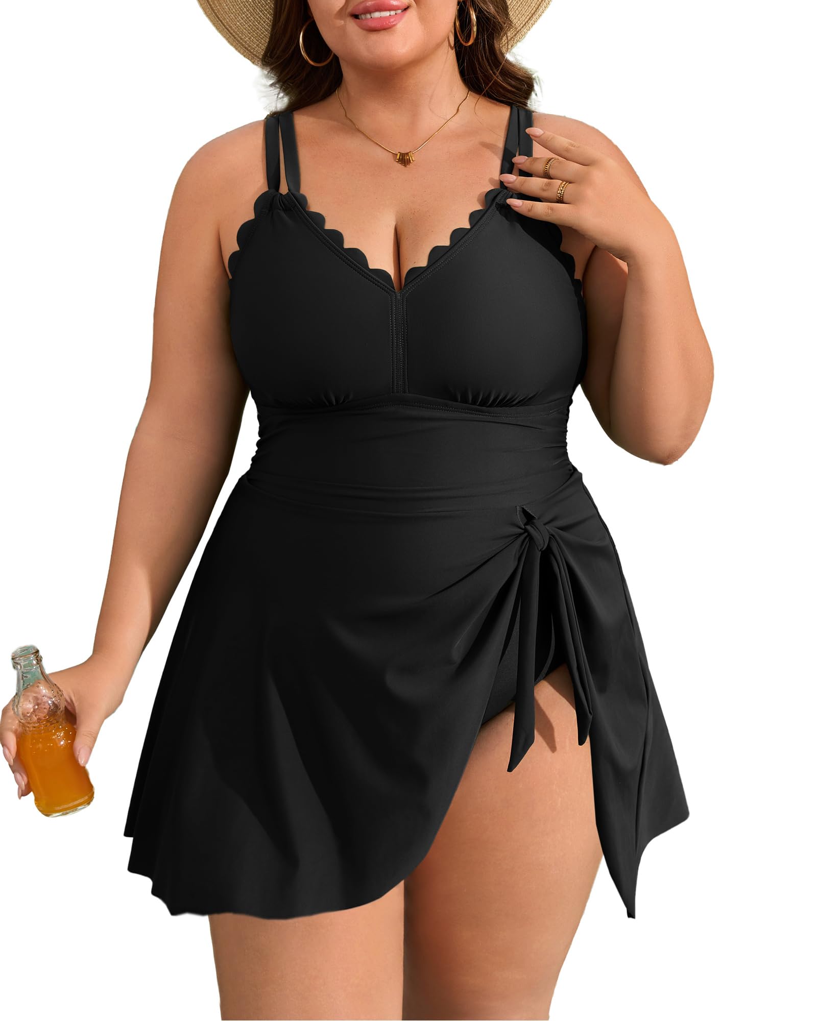 SHEWIN Plus Size Swim Dress, One-Piece Tummy Control Swimsuit With Pockets 5654df0a 50e3 450a 9e92 25951cd5716a.c830f6004de994f1d52b80c16fc8bffc