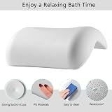 Koelaa Luxury Bath Pillow Tub Headrest Waterproof Spa Comfort Neck Back Support view 3