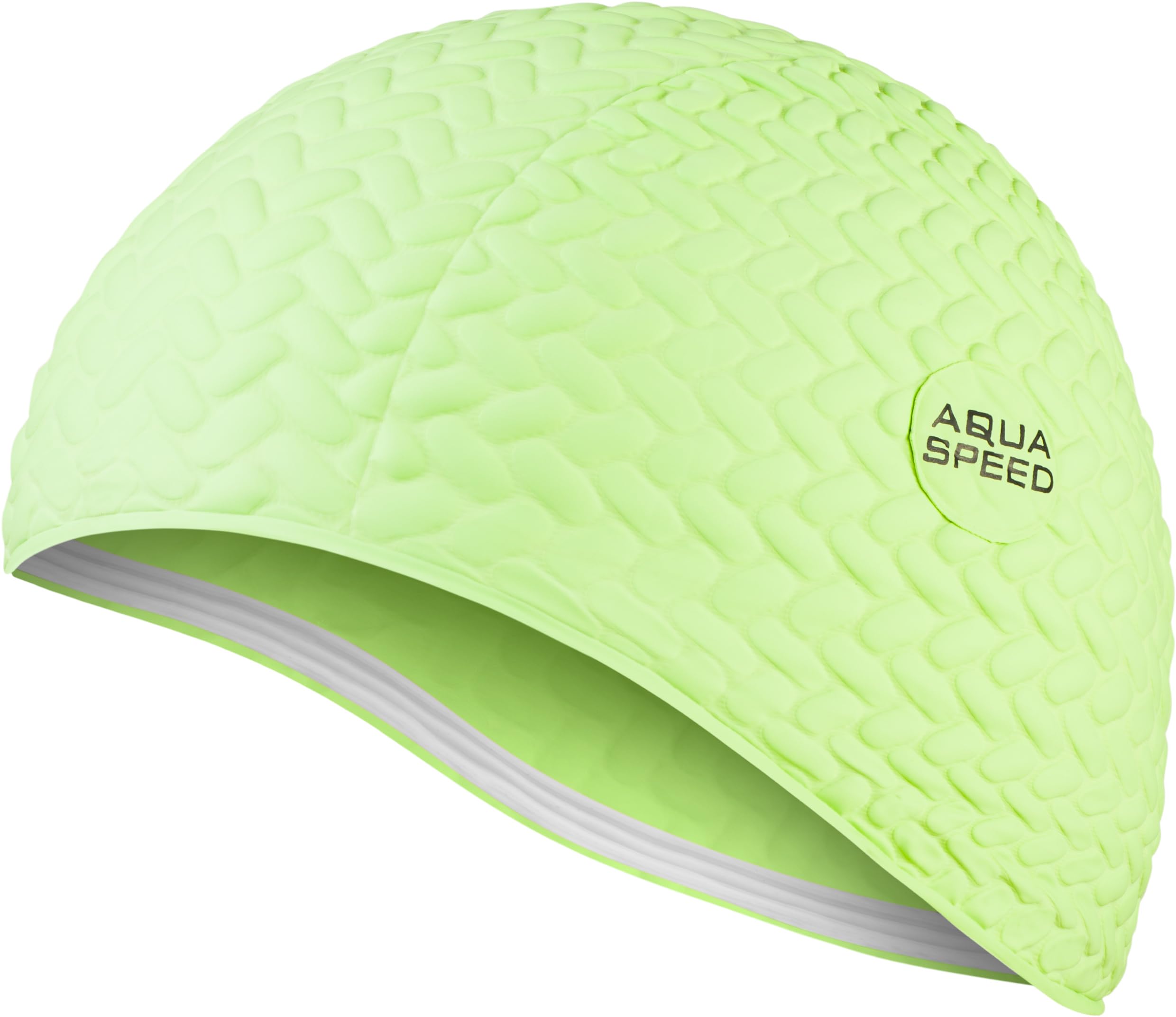 Aqua Speed swim cap | bathing cap | sports | training | swimming | long hair | latex | Bombastic Tic-Tac | Green