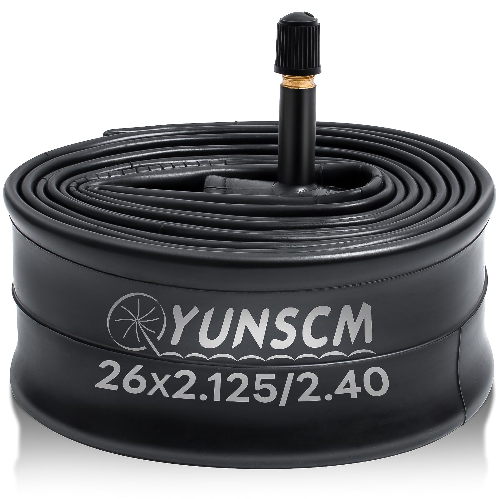 Photo 1 of 1-PC 26" Bike Inner Tube 26x2.125/2.25/2.35/2.4 AV32MM Schrader Valve?56/64-559? 26" Bicycle Tube Compatible with 26 x 2.125 26 x 2.25 26 x 2.3 26 x 2.35 26 x 2.40 Bike Tire Tube