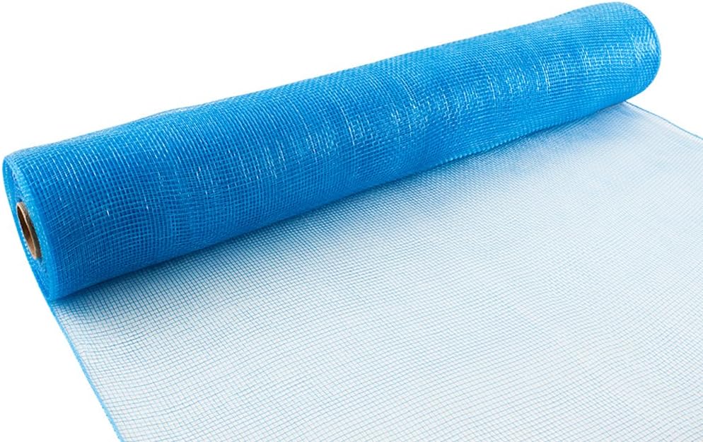 Eleganza Deco Mesh 53cm x 9.1m Turquoise No.55, Synthetic Material, 8.5 x 8.5 x 53.5 cm