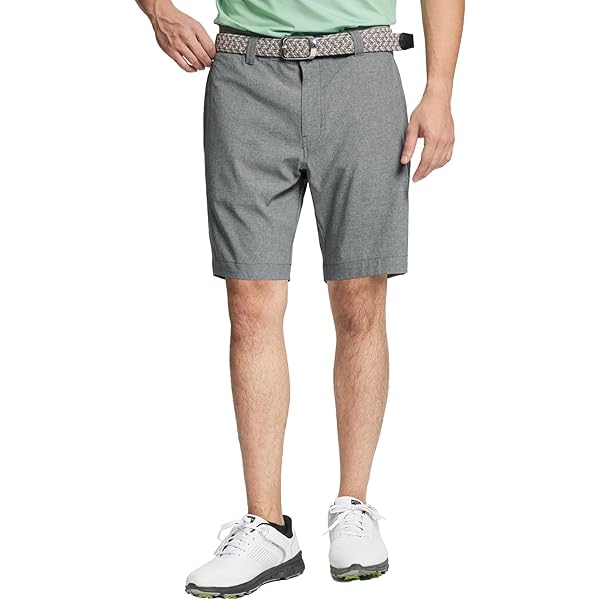 Oneill Mens Plaid Flat Front Chino Shorts (Grey (Flynn), 30